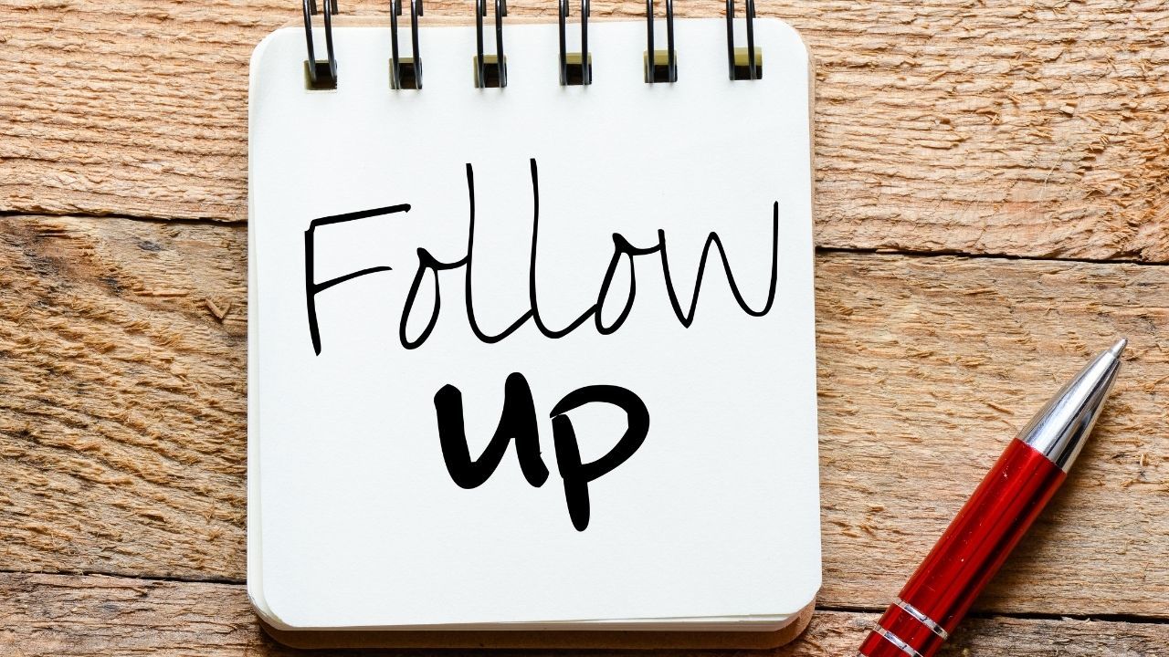 should you follow up with customers?