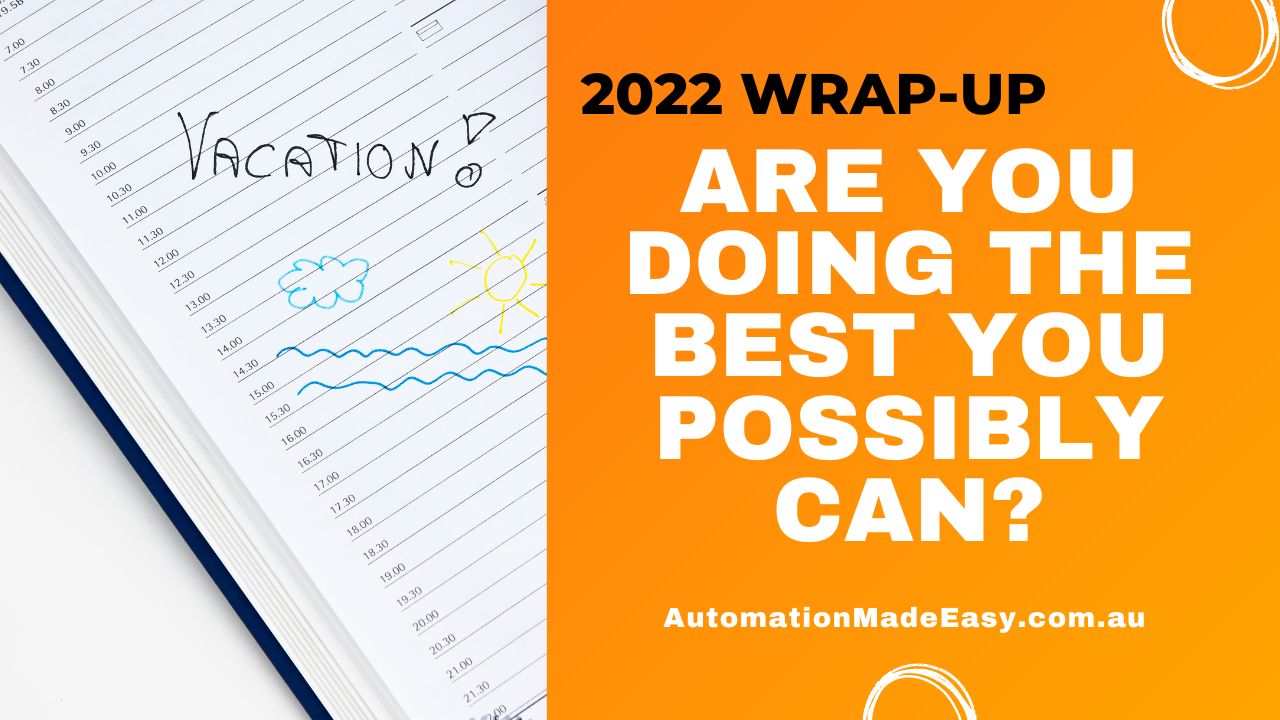 Being The Best You Possibly Can